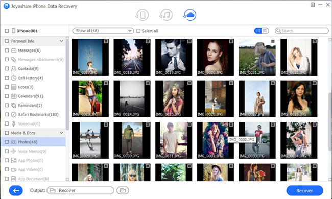 recover missing photos