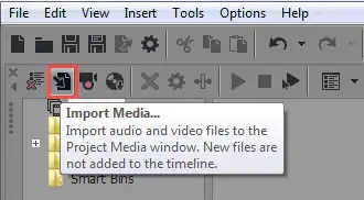 import clips to sony vegas