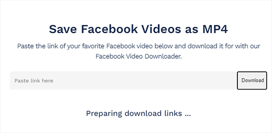 offeo facebook to mp4