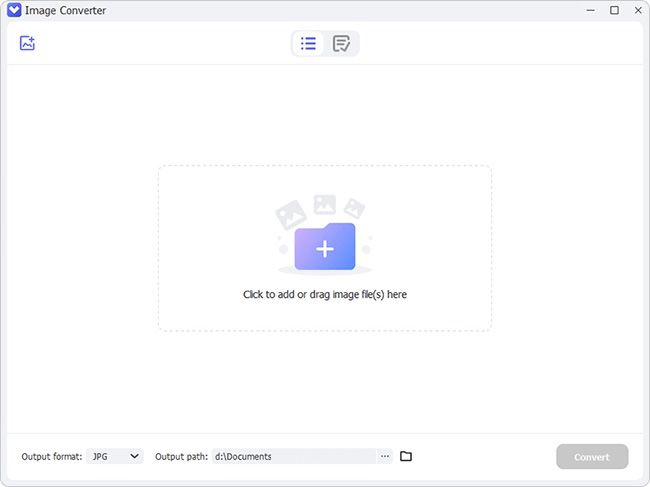 heic to png converter interface