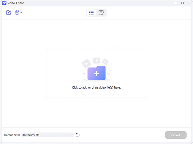 open video editor